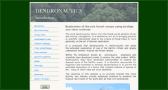 Desktop Screenshot of dendronautics.com